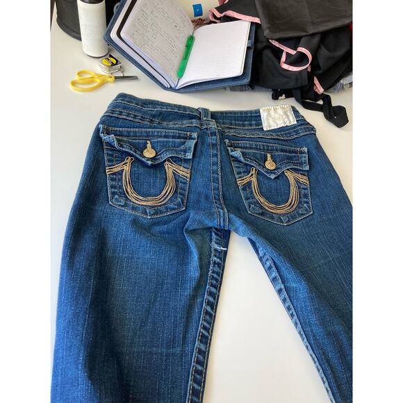 True religion women’s Joey bootcut dark wash jeans size 29 - Picture 5 of 8